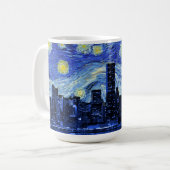 Mug Nuit étoilée au-dessus de New York City (Devant gauche)