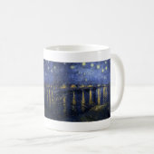 Mug Nuit étoilée au-dessus du Rhône (Devant droit)