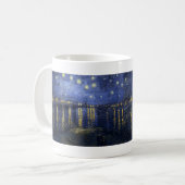 Mug Nuit étoilée au-dessus du Rhône (Devant gauche)