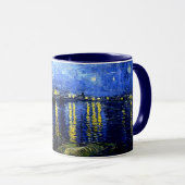 Mug Nuit étoilée au-dessus du Rhône par van Gogh (Devant droit)