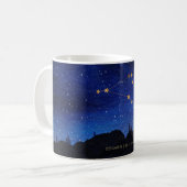 Mug Nuit étoilée Capricorne Constellation du zodiaque (Devant gauche)