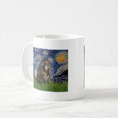 Mug Nuit étoilée - Chat calico persan (Devant gauche)