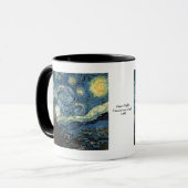 Mug Nuit étoilée par Vincent van Gogh (Devant gauche)