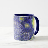 Mug Nuit étoilée par Vincent van Gogh (Devant droit)