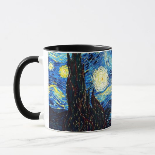 Mug Nuit étoilée par Vincent van Gogh (Gauche)