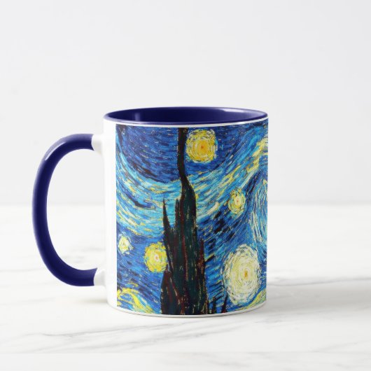 Mug Nuit étoilée par Vincent van Gogh (Gauche)