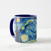 Mug Nuit étoilée par Vincent van Gogh (Devant gauche)