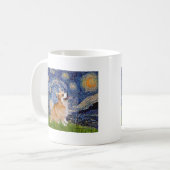 Mug Nuit étoilée - Pembroke Welsh Corgi 7b (Devant gauche)
