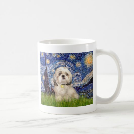 Mug Nuit étoilée - Shih Tzu (Y) (Droite)