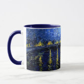 Mug Nuit étoilée sur le Rhône, célèbre peinture (Gauche)