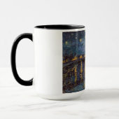 Mug Nuit étoilée sur le Rhône par Vincent Van Gogh (Gauche)
