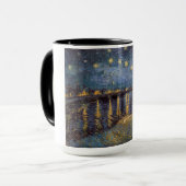 Mug Nuit étoilée sur le Rhône par Vincent Van Gogh (Devant gauche)
