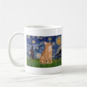 Mug Nuit étoilée - Tabby orange 46 (Gauche)