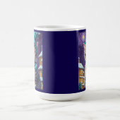 Mug Nuit étoilée vintage de Noël (Centre)
