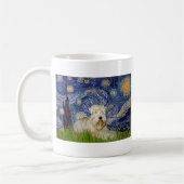 Mug Nuit étoilée - Wheaten Terrier 1 (Gauche)