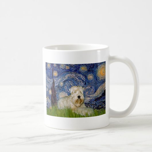 Mug Nuit étoilée - Wheaten Terrier 1 (Droite)
