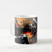 Mug Nuit Fondue Abstraite (Devant gauche)