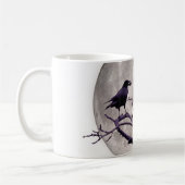 Mug Nuit gothique d'imaginaire de Raven de corneille (Gauche)