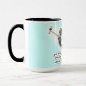 Mug Nuit impressionnante où vous rétro fille de pin-up (Gauche)