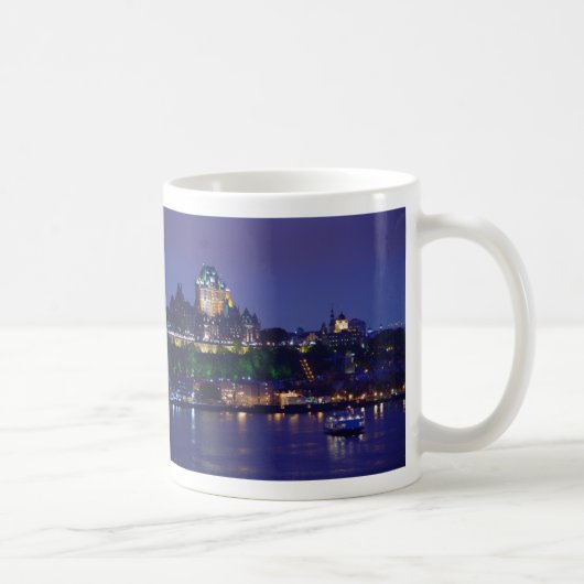 Mug Nuit Québec d'hôtel de château de Frontenac de (Droite)