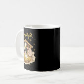 Mug Nuit Sainte Religieuse Noël Nativité Scène F (Devant gauche)