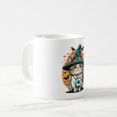 Mug Nuit Shift Feline One Infirmière Éffrayante Chat (Devant gauche)