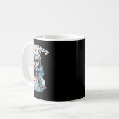 Mug Nuit Shift Nurse Funny Skeleton Halloween Rn Nurs (Devant gauche)