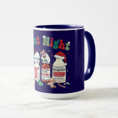 Mug Nuit silencieuse – Conception de Noël inspirée des (Devant droit)