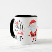 Mug Nuit silencieuse de Père Noël Mama (Devant gauche)