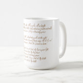 Mug Nuit silencieuse, nuit sainte (Devant droit)