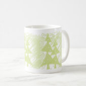 Mug nuitée enneigée grunge (Devant droit)