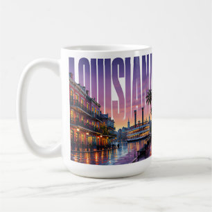 Mug Nuits colorées du Sud dans le quartier français de