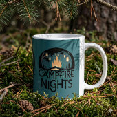 Mug Nuits confortables au coin du feu de camp Aventure