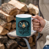 Mug Nuits confortables au coin du feu de camp Aventure