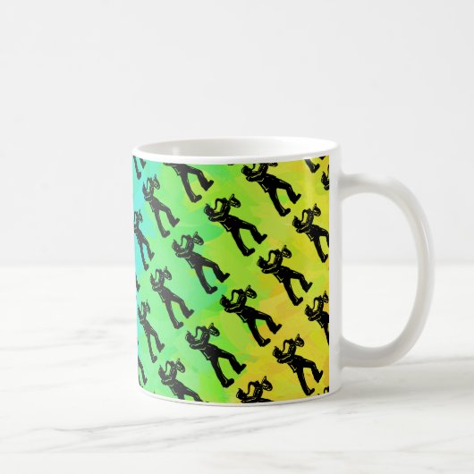 Mug Nuits de Boogie de New York Saxophone Arc-en-ciel (Droite)
