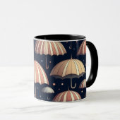 Mug Nuits de Plage sous la Pluie (Devant droit)