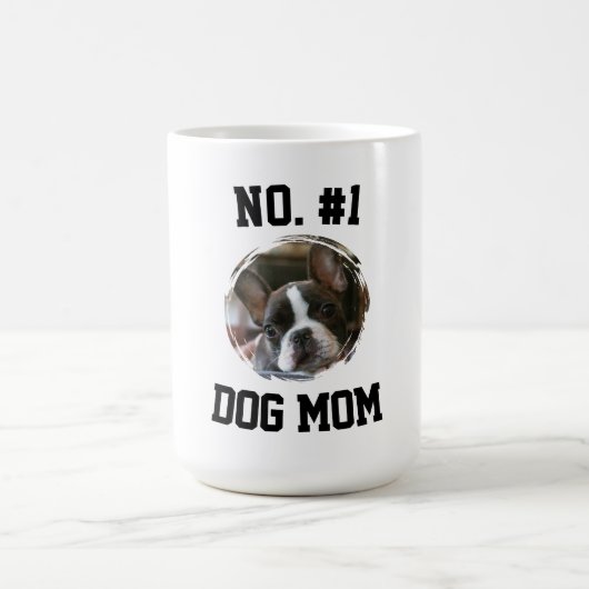 Mug Number 1 dog Mom Mum Mother's Day Pet Lovers (Centre)