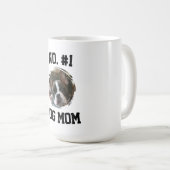 Mug Number 1 dog Mom Mum Mother's Day Pet Lovers (Devant droit)