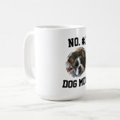 Mug Number 1 dog Mom Mum Mother's Day Pet Lovers (Devant gauche)