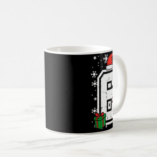 Mug Number 6 Christmas 6 7 Xmas Matching 67 Meme Men W (Devant droit)