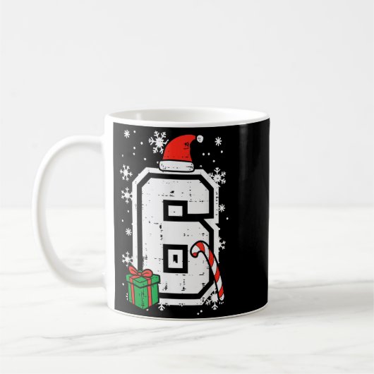 Mug Number 6 Christmas 6 7 Xmas Matching 67 Meme Men W (Gauche)