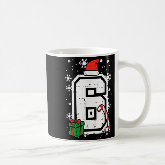 Mug Number 6 Christmas 6 7 Xmas Matching 67 Meme Men W (Droite)