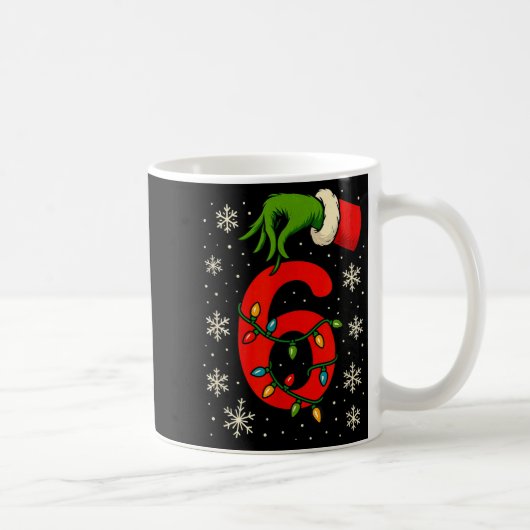 Mug Number 6 Matching Six Seven Meme Christmas Boys Yo (Droite)