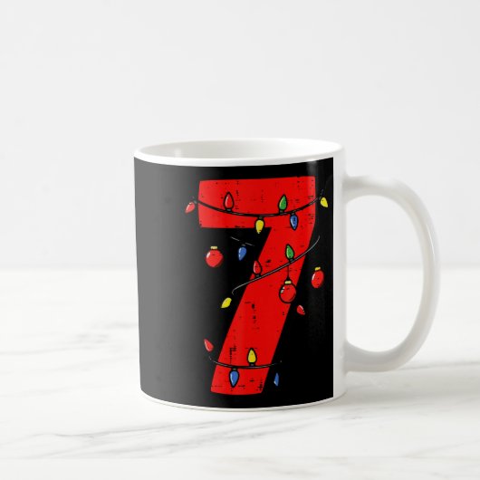 Mug Number 7 Christmas 6 7 Matching 67 Meme Men Women  (Droite)