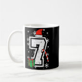 Mug Number 7 Christmas 6 7 Xmas Matching 67 Meme Men W (Gauche)