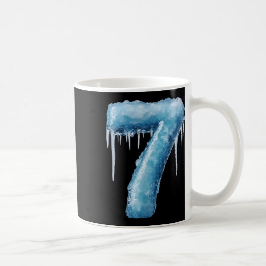 Mug Number 7 Fire Ice Number Six Seven Meme 67 Alpha S (Droite)