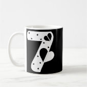 Mug Number 7 Hearts Love 67 Couple Matching Christmas (Gauche)