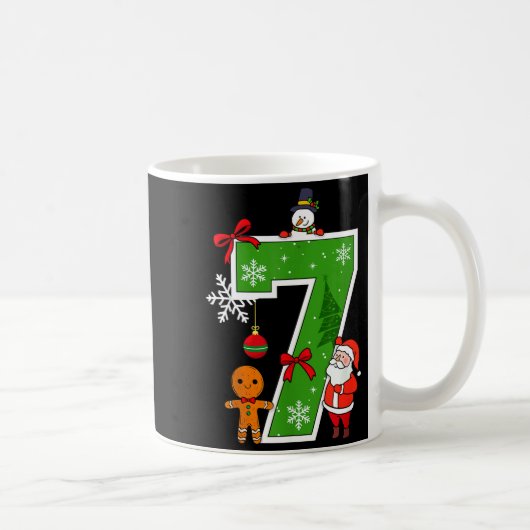Mug Number 7 Matching 67 Meme Christmas Costume Men Wo (Droite)