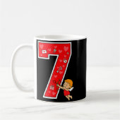 Mug Number 7 Six Seven 6 7 Meme Couple Valentine Match (Gauche)