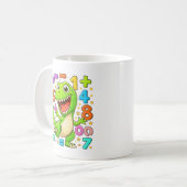 Mug Number Day 2026 Cute Maths Dino Outfit (Devant gauche)